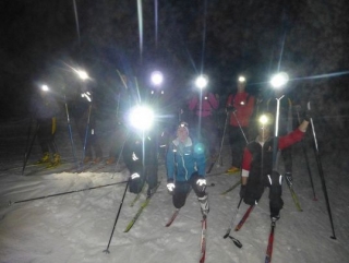  Esquí de fondo nocturno